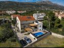 Appartamenti Zdene - private pool: A1(6+2), A2(6) Kastel Luksic - Riviera Split  - la casa