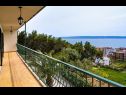 Appartamenti Mari - 250 m from sea: A1(2+2), A2(8) Podstrana - Riviera Split  - Appartamento - A2(8): la terrazza