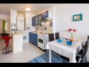 Appartamenti Dragica 1 - cozy flat : A1(3) Split - Riviera Split  - Appartamento - A1(3): la cucina con la sala da pranzo