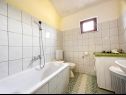 Casa vacanza Jasna - big garden: H(4+2) Srijane - Riviera Split  - Croazia - H(4+2): il bagno con la toilette