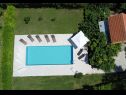 Camere Marija - rooms with pool: R2(3), R1(3), R3(2), R4(3) Trilj - Riviera Split  - la casa