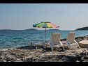 Casa vacanza Slobodna - 20 from beach; H(4) Baia Ljubljeva (Vinisce) - Riviera Trogir  - Croazia - la spiaggia