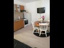 Appartamenti Anka- comfortable and affordable A2(3+2), A1(6) Marina - Riviera Trogir  - Appartamento - A1(6): la cucina con la sala da pranzo