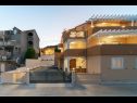 Appartamenti Lux 1 - heated pool: A1(4), A4(4) Marina - Riviera Trogir  - la casa
