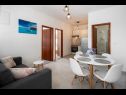 Appartamenti Lux 1 - heated pool: A1(4), A4(4) Marina - Riviera Trogir  - Appartamento - A1(4): la sala da pranzo