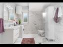 Appartamenti Lux 2 - heated pool: A2(4+2), A3(4+2) Marina - Riviera Trogir  - Appartamento - A3(4+2): il bagno con la toilette
