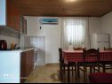 Appartamenti Anđelka - 50 m from beach: A3(9), A4(4), A5(2) Marina - Riviera Trogir  - Appartamento - A4(4): la cucina con la sala da pranzo
