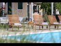 Casa vacanza Pax - with pool: H(4+2) Marina - Riviera Trogir  - Croazia - H(4+2): la terrazza
