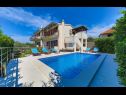 Casa vacanza Rafaeli - with pool: H(8) Marina - Riviera Trogir  - Croazia - H(8): la piscina
