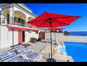 Casa vacanza Ante - 6m from the sea H(8+1) Seget Vranjica - Riviera Trogir  - Croazia - la piscina