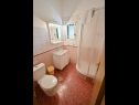 Appartamenti Ani - with pool and hot tub: A1(6), SA1 Zapadni(2), SA2 Sjeverni(2), A3 Juzni(5) Seget Vranjica - Riviera Trogir  - Appartamento - A3 Juzni(5): il bagno con la toilette