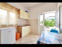 Appartamenti Mare - 30 m from pebble beach: SA1(2), SA2(2), A3(4), A4(4), A5(8) Seget Vranjica - Riviera Trogir  - Studio appartamento - SA2(2): la cucina con la sala da pranzo