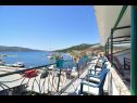Appartamenti Snježa - 20 m from the sea : A1(9), A2(6+2) Seget Vranjica - Riviera Trogir  - lo sguardo sul mare