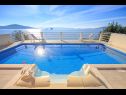 Casa vacanza Ante - 6m from the sea H(8+1) Seget Vranjica - Riviera Trogir  - Croazia - H(8+1): la piscina
