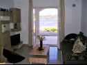 Appartamenti Tih - 20 m from sea: A1 Ruzmarin(2+2), A2 Maslina(2+2) Sevid - Riviera Trogir  - Appartamento - A1 Ruzmarin(2+2): il soggiorno