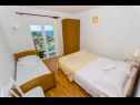 Appartamenti Bosiljka - by the sea: A1(5), A2(5), SA3(2) Sevid - Riviera Trogir  - Appartamento - A1(5): la camera da letto