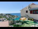 Appartamenti Bosiljka - by the sea: A1(5), A2(5), SA3(2) Sevid - Riviera Trogir  - Studio appartamento - SA3(2): lo sguardo dalla terrazza