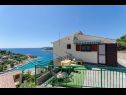 Appartamenti Bosiljka - by the sea: A1(5), A2(5), SA3(2) Sevid - Riviera Trogir  - Studio appartamento - SA3(2): la terrazza ortense