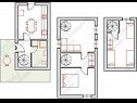 Appartamenti Irvin - sweet apartment : A1(5) Trogir - Riviera Trogir  - Appartamento - A1(5): pianta del piano