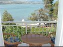 Appartamenti Sanda - 10 M from the beach : A1(6+1), A2(6+1) Trogir - Riviera Trogir  - Appartamento - A1(6+1): la terrazza