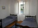 Appartamenti Ljubi - 20 m from beach: A1(4+1), A2 Crveni(2+2), A3 Zeleni(2+2) Vinisce - Riviera Trogir  - Appartamento - A1(4+1): la camera da letto