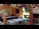 Casa vacanza Josko - with kids playground: H(8) Vinisce - Riviera Trogir  - Croazia - H(8): la terrazza coprita