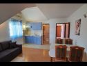 Appartamenti Sea view - cosy & in center: SA1(2), A2(2+1), A3(2+1) Kukljica - Isola di Ugljan  - Appartamento - A3(2+1): la cucina con la sala da pranzo
