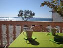 Appartamenti Sor - on the beach: SA1(2+1), A1(4+1), A2(2+2), A3(2+2) Bibinje - Riviera Zadar  - Appartamento - A3(2+2): il balcone
