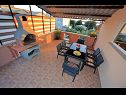 Appartamenti Julija - big terrace and grill A1 Asy(4) Bibinje - Riviera Zadar  - la terrazza