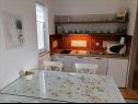 Appartamenti Fuzu - 50 m from sea: A2(2+1), SA3(2) Bibinje - Riviera Zadar  - Appartamento - A2(2+1): la cucina con la sala da pranzo