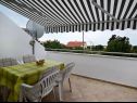 Appartamenti Mimi - free parking and barbecue: A1(2+2), A2(2+2) Nin - Riviera Zadar  - Appartamento - A2(2+2): la terrazza