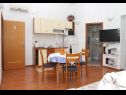 Appartamenti Mari - 100 m from beach: A1(4), A2(4) Petrcane - Riviera Zadar  - Appartamento - A1(4): la cucina con la sala da pranzo
