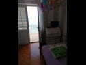 Appartamenti Andri - 5 m from the beach : A1(4), A2-donji(2+2) Petrcane - Riviera Zadar  - Appartamento - A1(4): la camera da letto