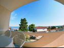 Appartamenti Ante - 50m from the sea: A1 plavi(2+2), A2 zuti(2+2) Posedarje - Riviera Zadar  - Appartamento - A1 plavi(2+2): lo sguardo dalla terrazza