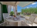 Casa vacanza Katy - free private parking and garden: H(7+1) Posedarje - Riviera Zadar  - Croazia - la terrazza coprita