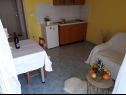 Appartamenti Mediteran - private parking: A1(2+1) Privlaka - Riviera Zadar  - Appartamento - A1(2+1): la cucina con la sala da pranzo
