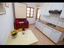 Appartamenti Armitage - family friendly: A1(4), A2(4+1), A3(2+1), A4(2+1), A5(2+1) Privlaka - Riviera Zadar  - Appartamento - A3(2+1): la cucina con la sala da pranzo