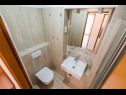 Appartamenti Armitage - family friendly: A1(4), A2(4+1), A3(2+1), A4(2+1), A5(2+1) Privlaka - Riviera Zadar  - Appartamento - A1(4): il bagno con la toilette