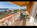 Appartamenti Adriatic - with beautiful garden: A1(2), A2(2), A3(2+2) Rtina - Riviera Zadar  - Appartamento - A3(2+2): lo sguardo dalla terrazza