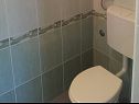 Appartamenti Marietta - sea view: A1(2+2), A2(2+2) Rtina - Riviera Zadar  - Appartamento - A1(2+2): il bagno con la toilette