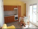 Appartamenti Marietta - sea view: A1(2+2), A2(2+2) Rtina - Riviera Zadar  - Appartamento - A1(2+2): la cucina con la sala da pranzo