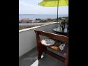 Appartamenti Markas - pet friendly: A1 Bella vista 1 (4+1), A2 - Bella vista 2 (2+2) Rtina - Riviera Zadar  - Appartamento - A2 - Bella vista 2 (2+2): lo sguardo dalla terrazza