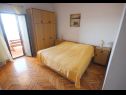 Appartamenti Andrija - with great view: A1(2), A2(4), A3(4+1), A4(2+1) Rtina - Riviera Zadar  - Appartamento - A3(4+1): la camera da letto