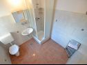 Appartamenti Velebit - 130m to the beach: A1(5+1), A2(7) Starigrad-Paklenica - Riviera Zadar  - Appartamento - A1(5+1): il bagno con la toilette