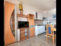 Appartamenti Ana - 120 m from the beach A1(4), A2(2+1) Sukosan - Riviera Zadar  - Appartamento - A2(2+1): la cucina con la sala da pranzo