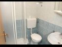 Appartamenti Vinko - big terrace and grill A5(2+1), SA6(2)Crveni, SA7(2)Plavi Vir - Riviera Zadar  - Studio appartamento - SA7(2)Plavi: il bagno con la toilette