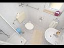 Appartamenti Mladen - family friendly & amazing location: A1(5), A2(2), A3(3+1) Vrsi - Riviera Zadar  - Appartamento - A3(3+1): il bagno con la toilette