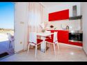 Appartamenti Ljubo - modern andy cosy A1(2+2), A2(4+2), A3(4+2) Vrsi - Riviera Zadar  - Appartamento - A1(2+2): la cucina con la sala da pranzo