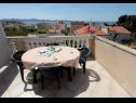 Appartamenti Ankica - 150 m from beach: A1(2+2), A2(5), A3(4+1), A4(2+2) Zadar - Riviera Zadar  - Appartamento - A2(5): la terrazza