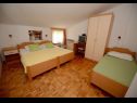 Appartamenti Ankica - 150 m from beach: A1(2+2), A2(5), A3(4+1), A4(2+2) Zadar - Riviera Zadar  - Appartamento - A2(5): la camera da letto